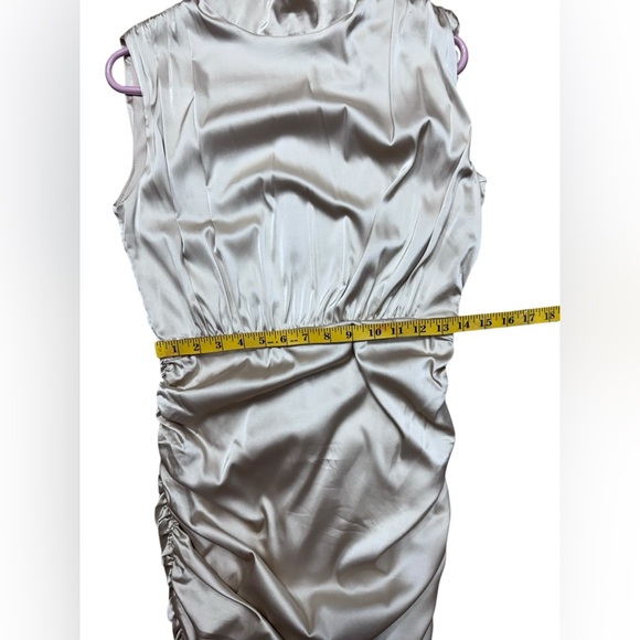 Rare London.   Cream Mini Dress - Picture 13 of 14